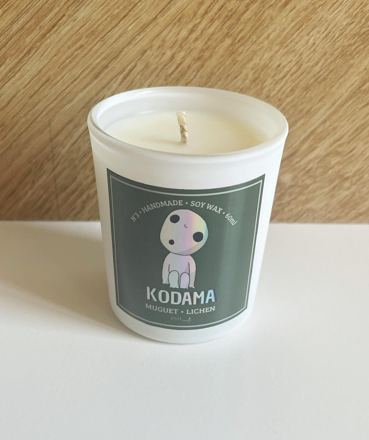 Bougie  KODAMA  • Muguet & Lichen • Photocard offerte  🌳