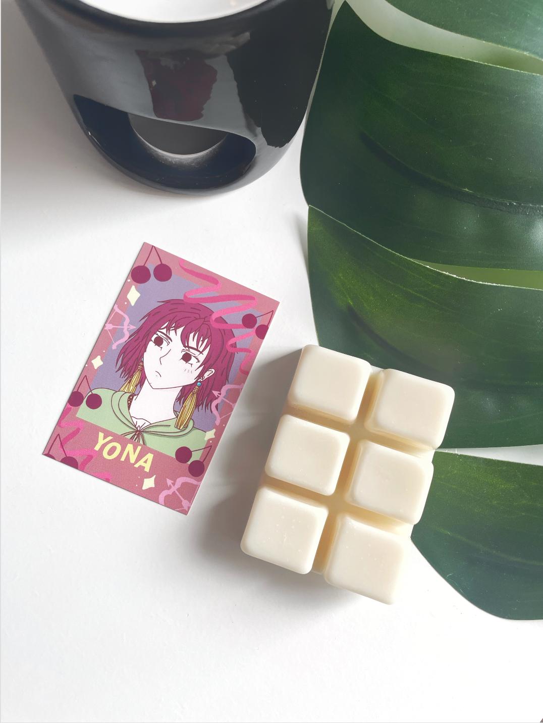 Fondants parfumés YONA • Cerise noire & Eau d'ambre • Photocard offerte 🍒