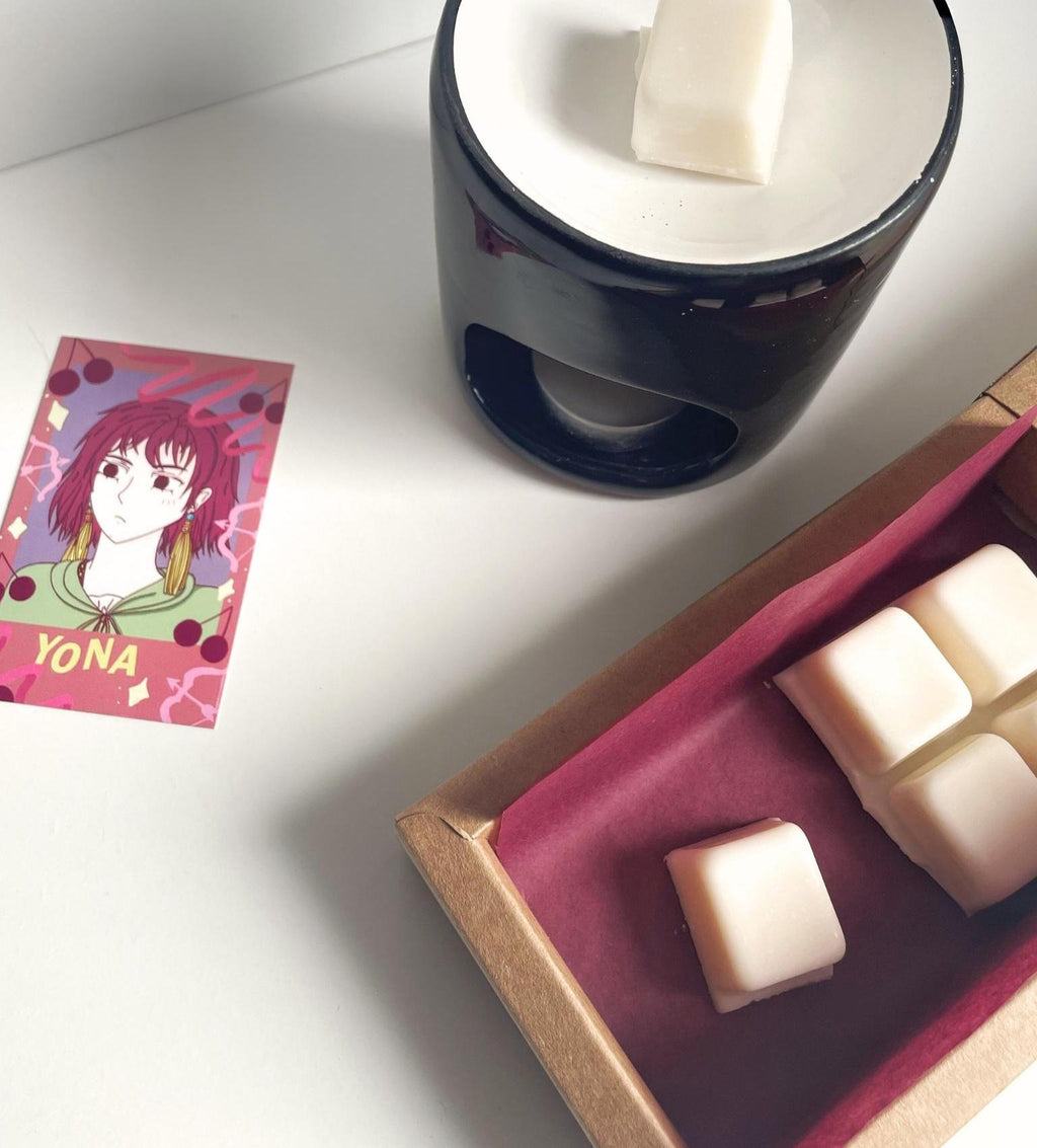 Fondants parfumés YONA • Cerise noire & Eau d'ambre • Photocard offerte 🍒